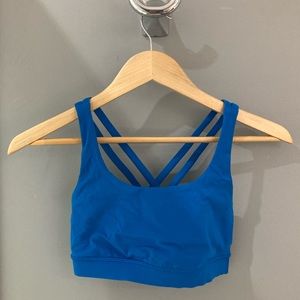 Lululemon Energy Bra in Royal Blue - Size 4